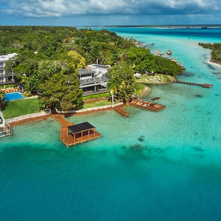 Cristalino Lagoon Front Hotel, Restaurant & Spa Bacalar Exterior foto