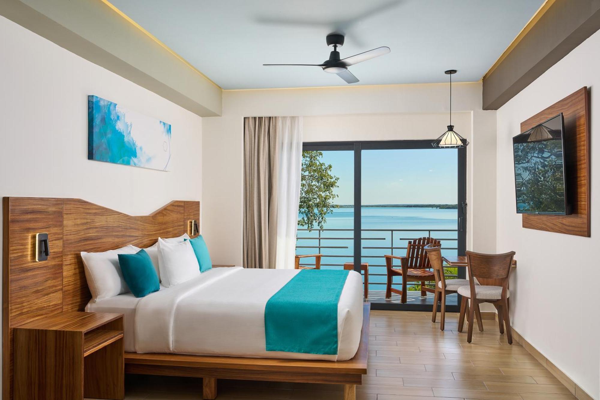 Cristalino Lagoon Front Hotel, Restaurant & Spa Bacalar Exterior foto