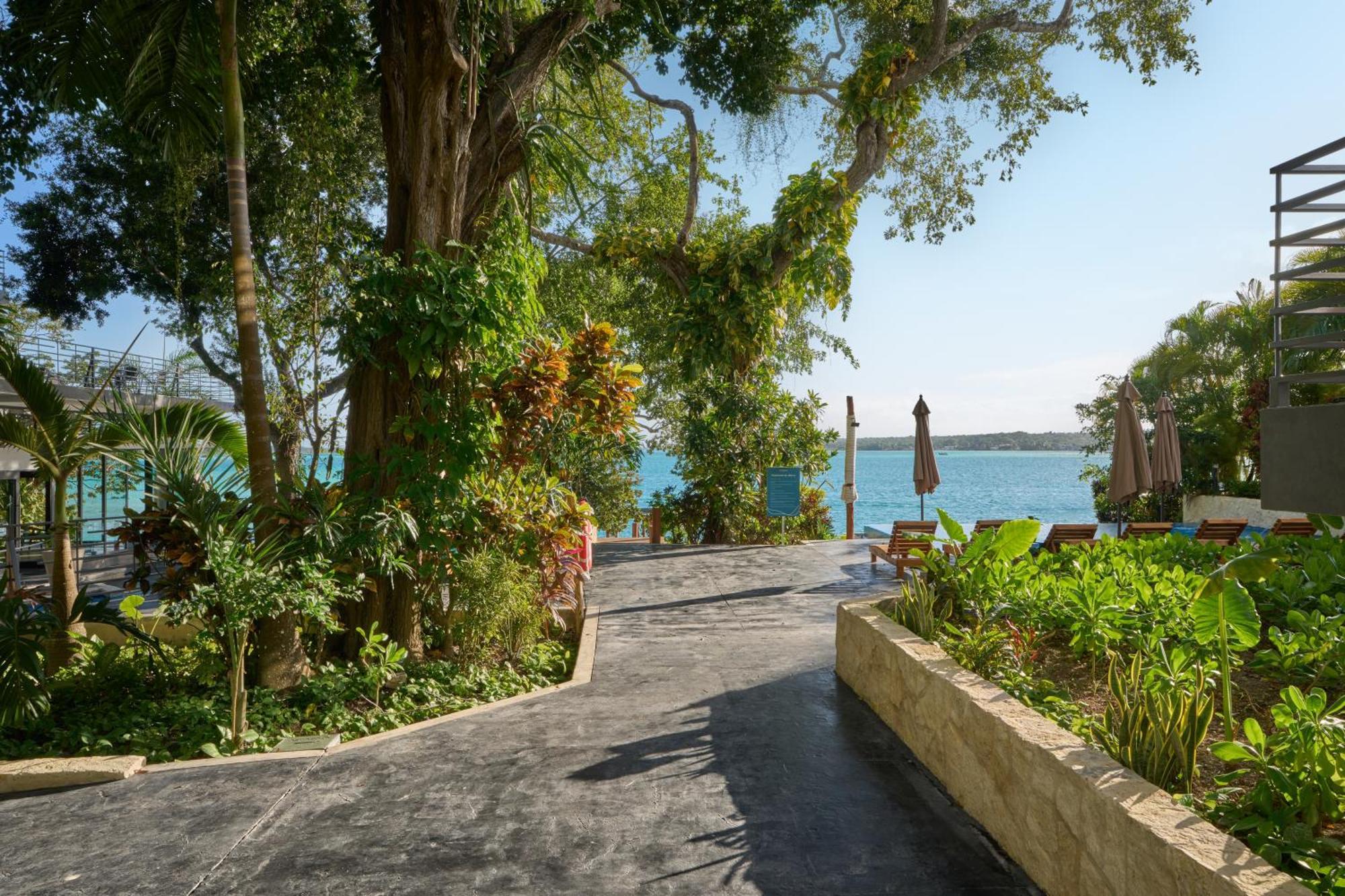 Cristalino Lagoon Front Hotel, Restaurant & Spa Bacalar Exterior foto
